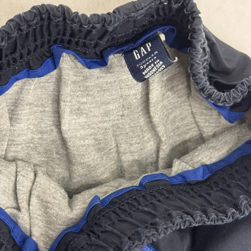 Gap Navy Blue Side Stripe Track Pants Sweatpants Joggers Pants Size 3 Years (3T)